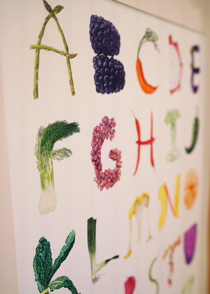 Farmer's Market Alphabet (unframed)
